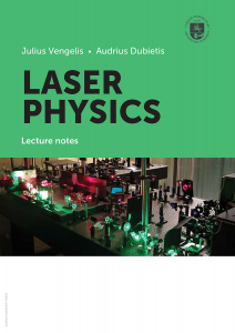 Laser Physics: Lecture Notes